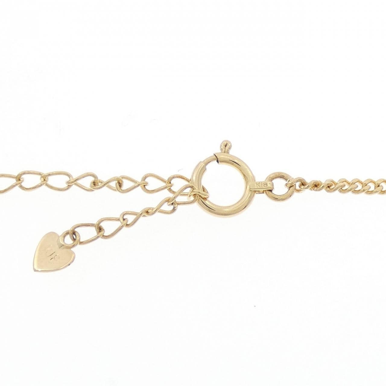 K18YG Cross Finger Bracelet