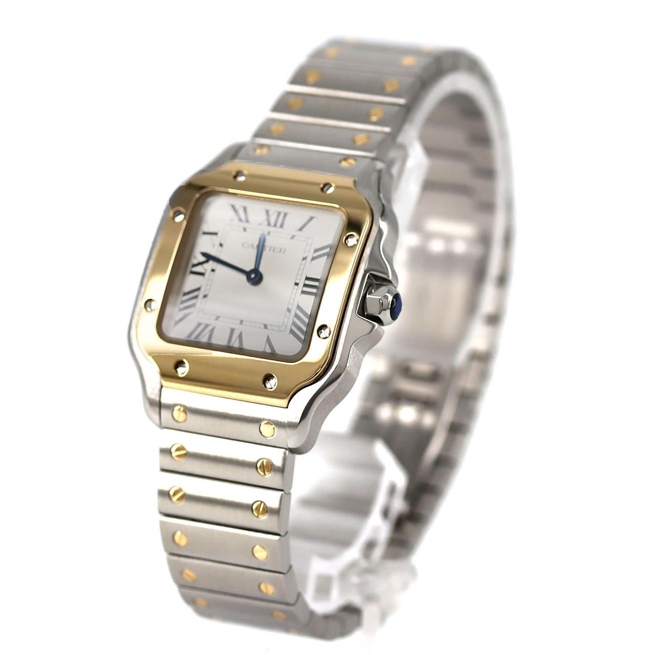 カルティエ サントス･ドゥ･カルティエSM コンビ W2SA0033 SSxYG クォーツ