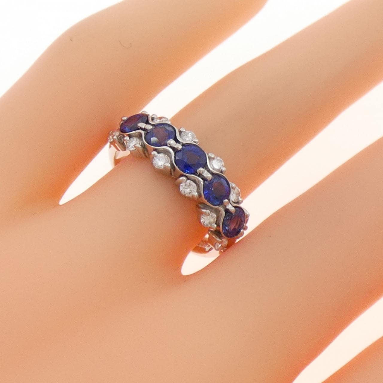 PT900 サファイヤ リング 1.30CT