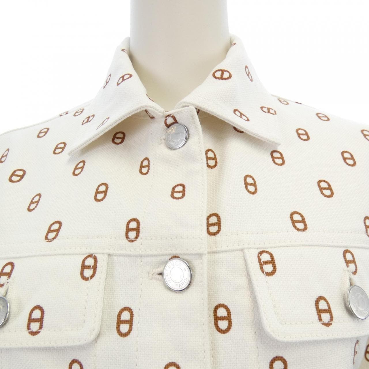 エルメス HERMES シェーヌダンクル　クルードセル 4E0215D3 ジャケット