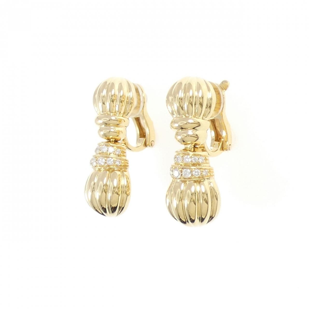 【ヴィンテージ】ブシュロン ダイヤモンド イヤリング