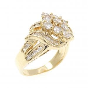 K18YG ダイヤモンド リング 1.40CT