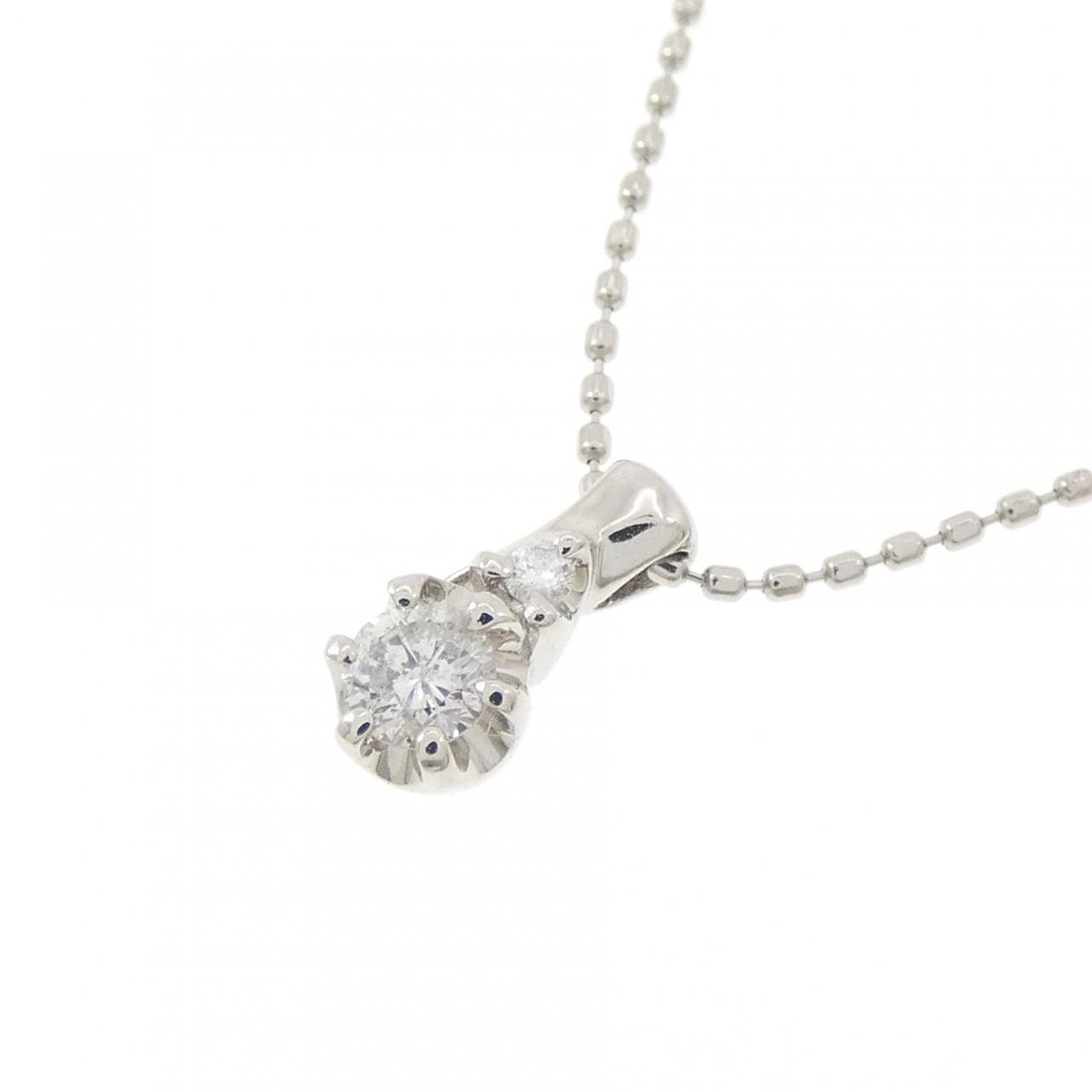 PT950/PT850 ダイヤモンド ネックレス 0.15CT