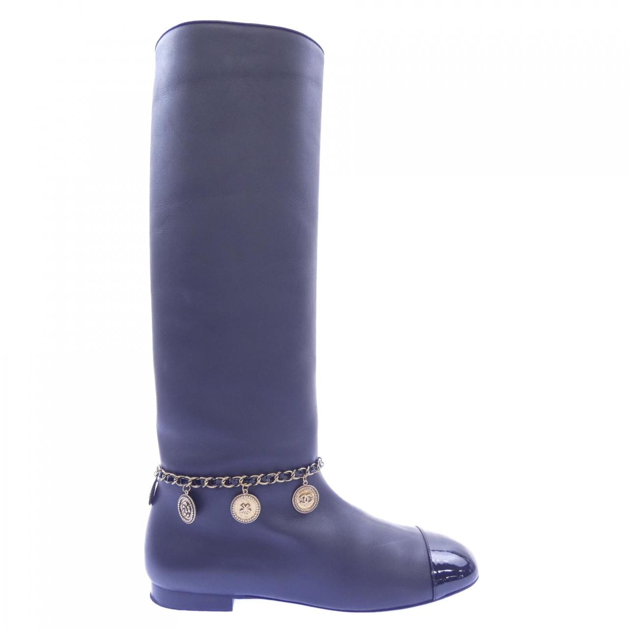 シャネル CHANEL ハイブーツ HIGH BOOTS G32930X51320 ロングブーツ