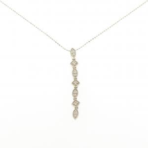 K10WG ダイヤモンド ネックレス 0.14CT