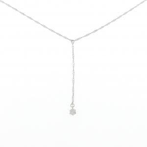 PT ソリティア ダイヤモンド ネックレス 0.1CT