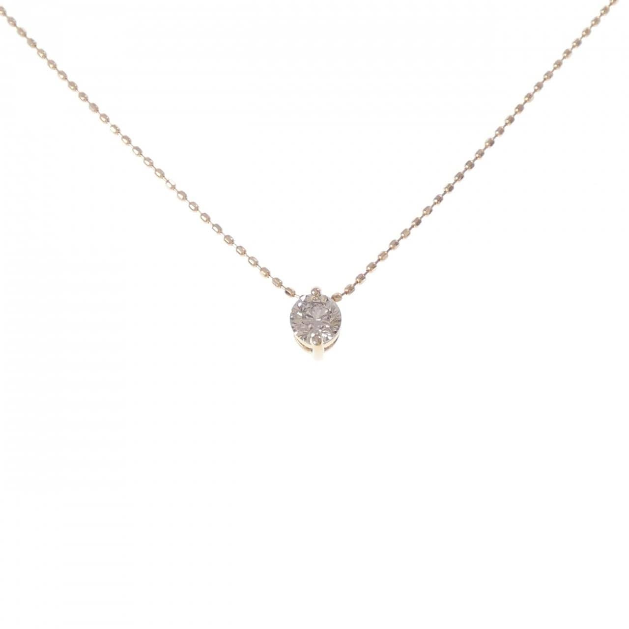 K18PG ダイヤモンド ネックレス 0.30CT