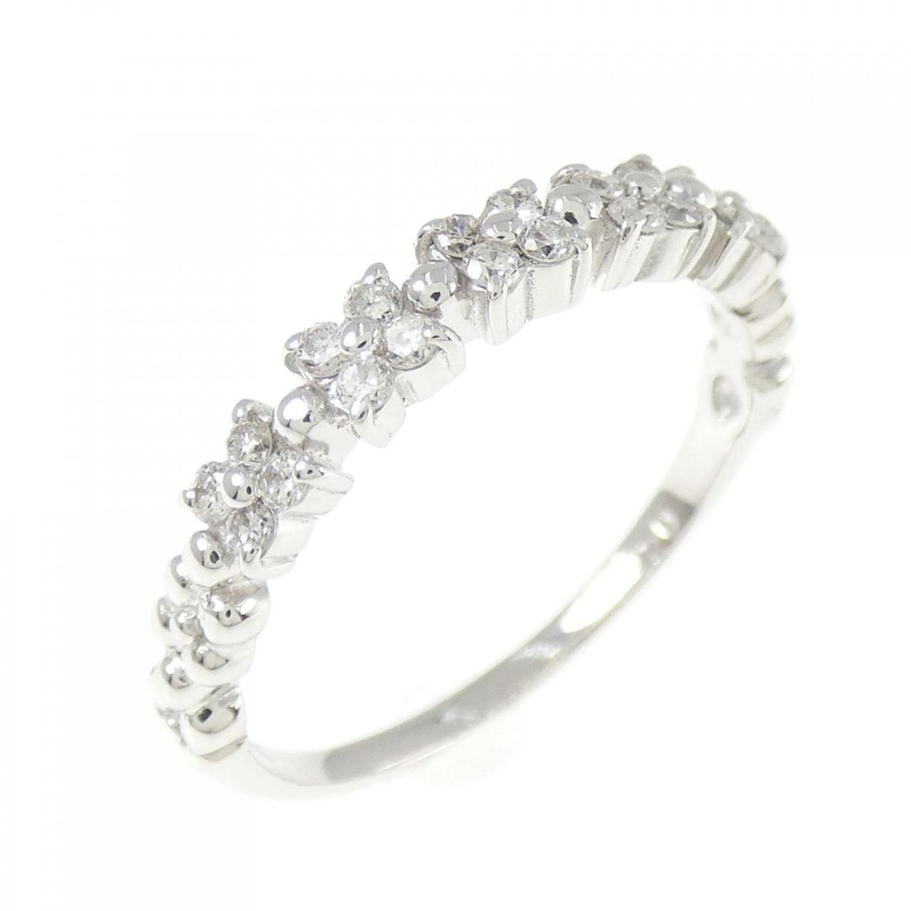K18WG ダイヤモンド リング 0.20CT