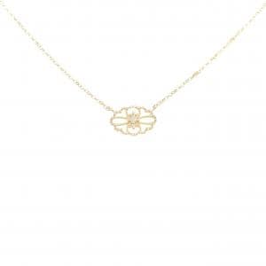 アガット ダイヤモンド ネックレス 0.01CT