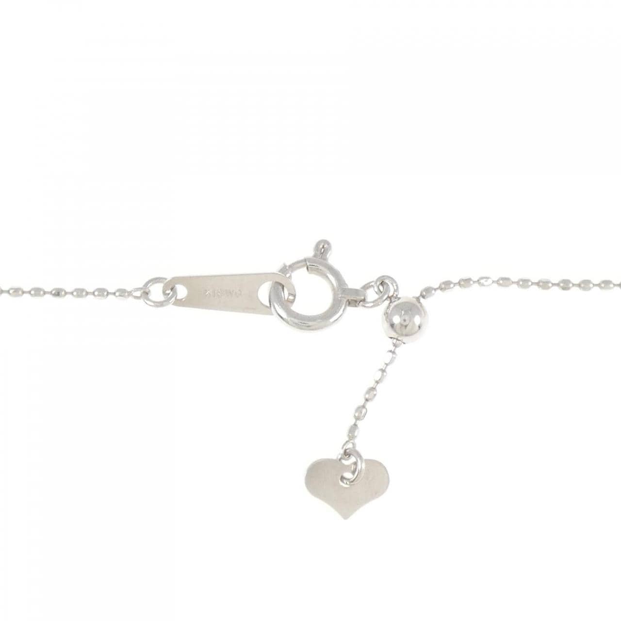 K18WG ダイヤモンド ネックレス 0.30CT