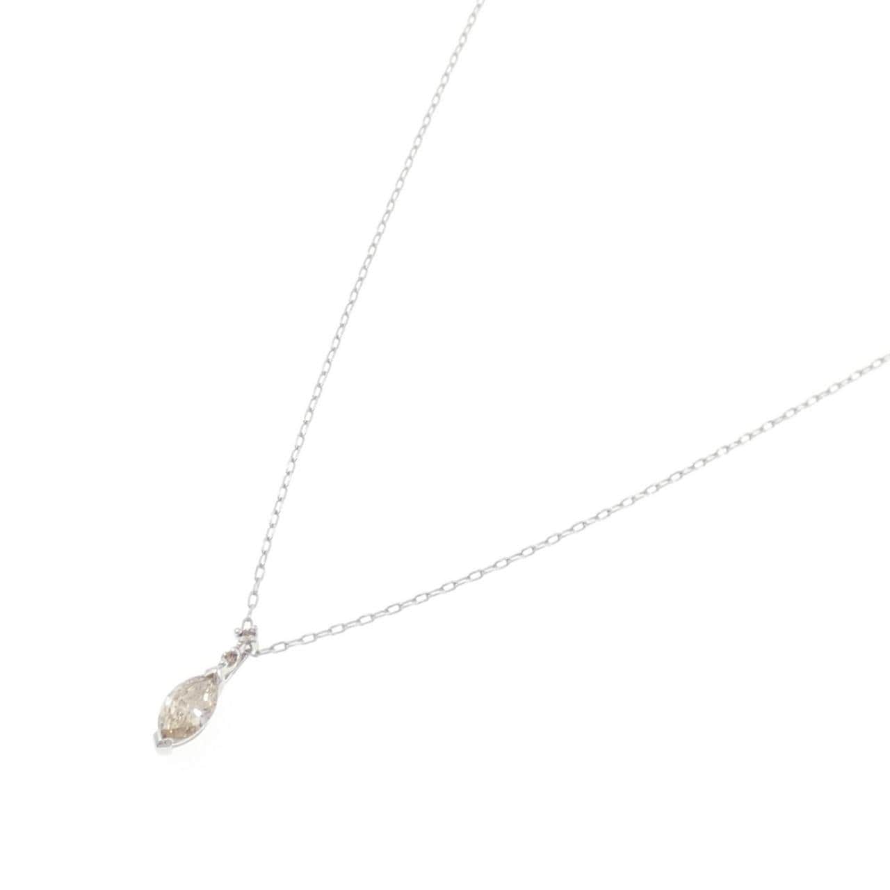 PT950/PT850 ダイヤモンド ネックレス 0.45CT