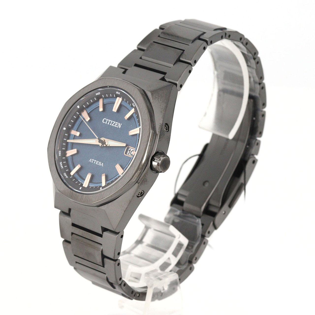 【新品】シチズン アテッサ 電波時計 H128-00CWT02/CB3045-61L TI ソーラークォーツ