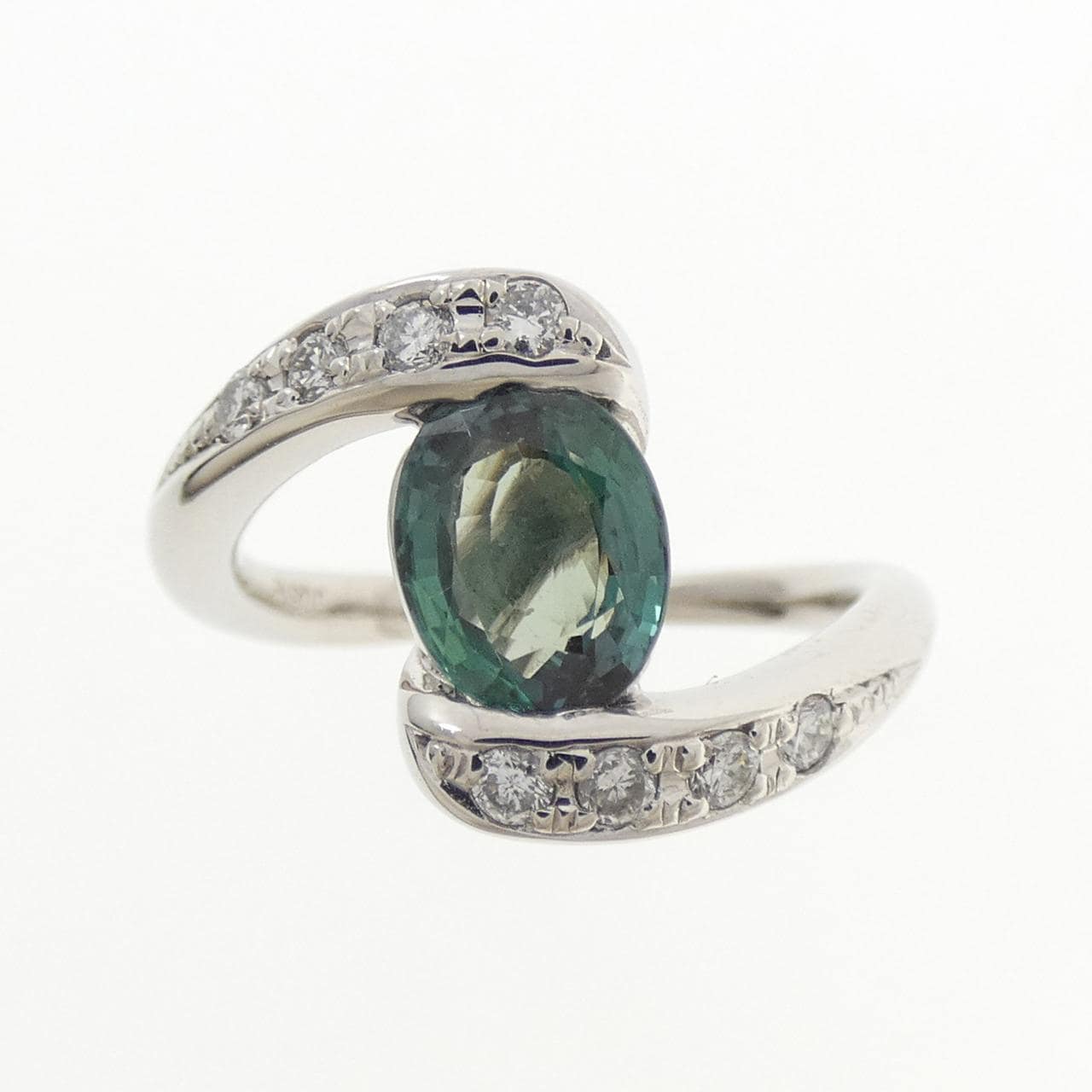 PT900亚历山大变石戒指 1.29克拉