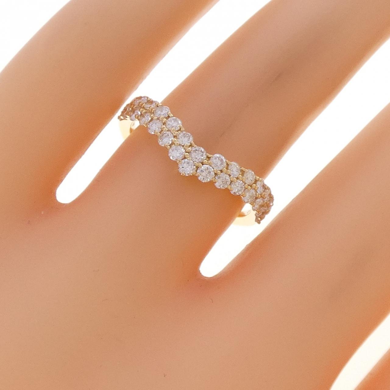 K18YG ダイヤモンド リング 0.60CT