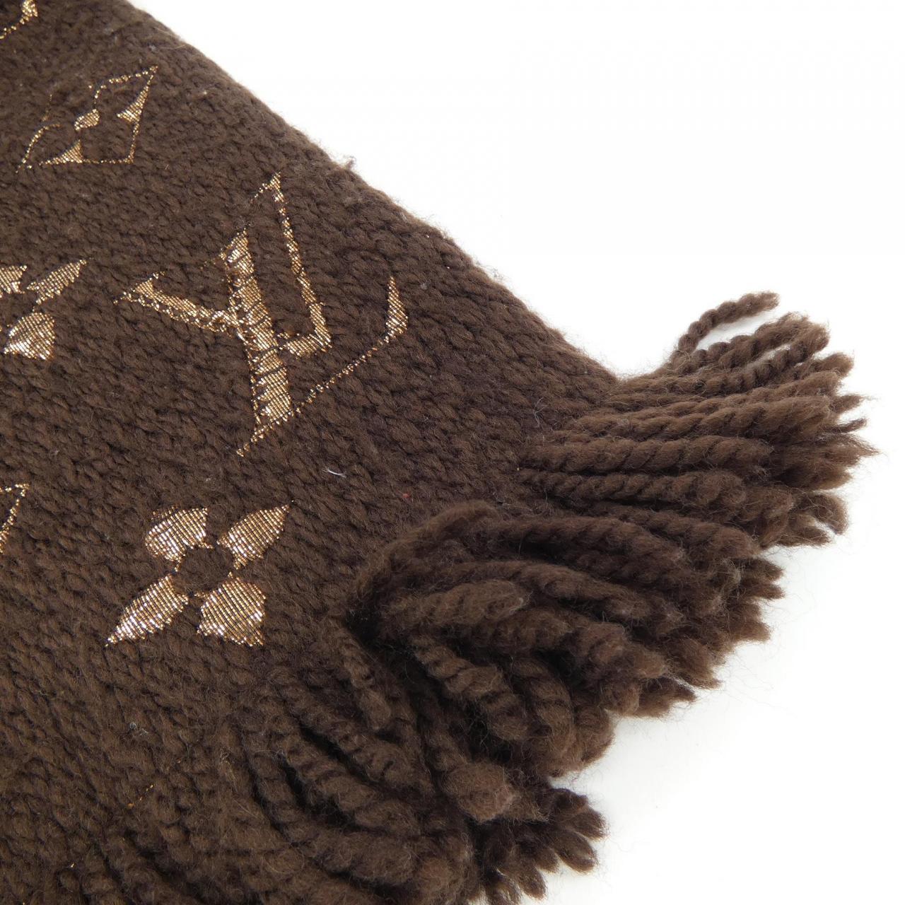 ルイヴィトン LOUIS VUITTON エシャルプ ロゴマニア シャイン M71383 MUFFLER