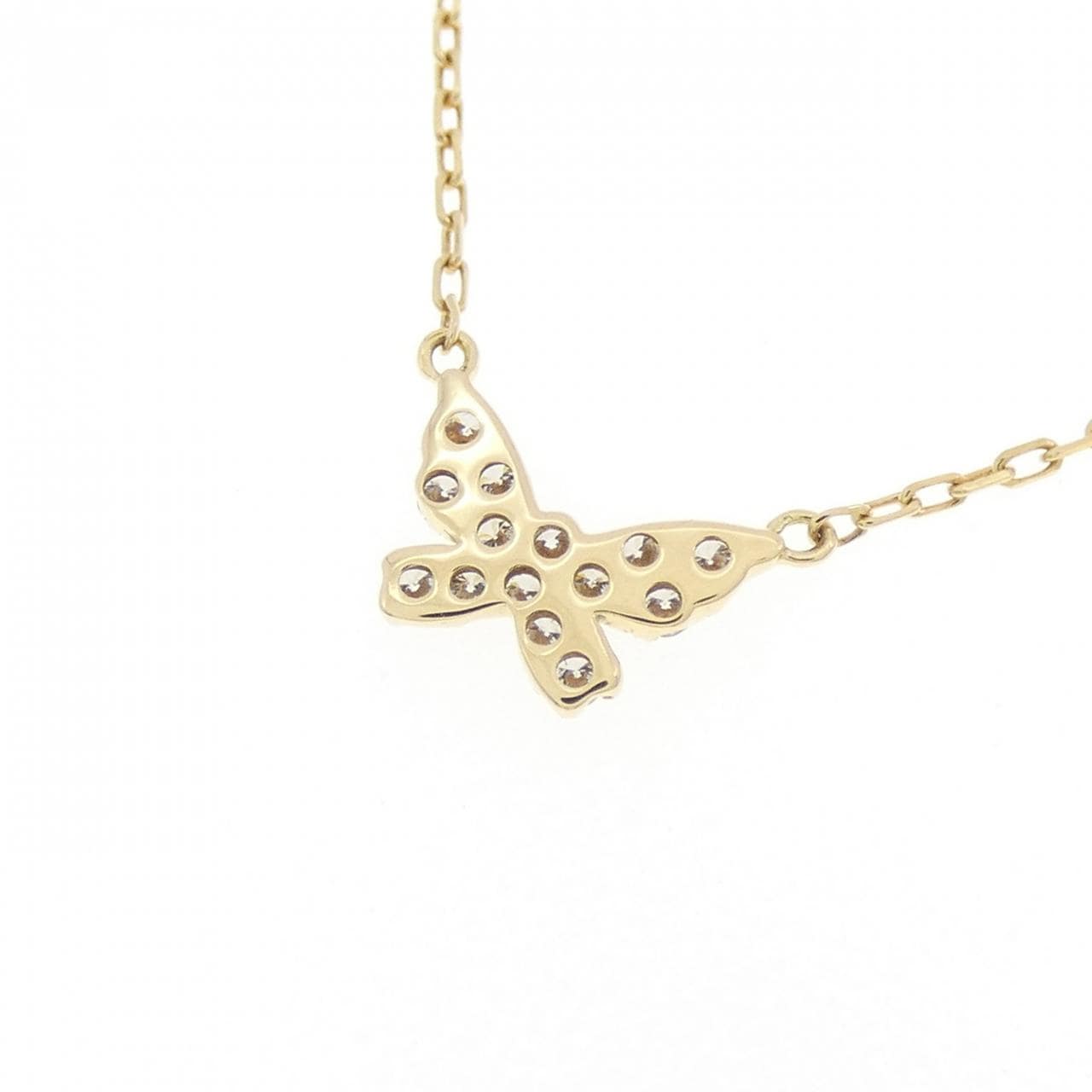 アーカー バタフライ ネックレス 0.06CT