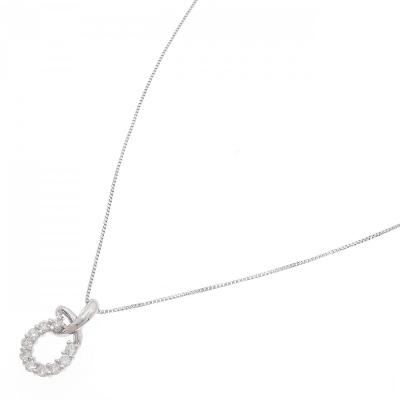 PT900/PT850 ダイヤモンド ネックレス 0.20CT