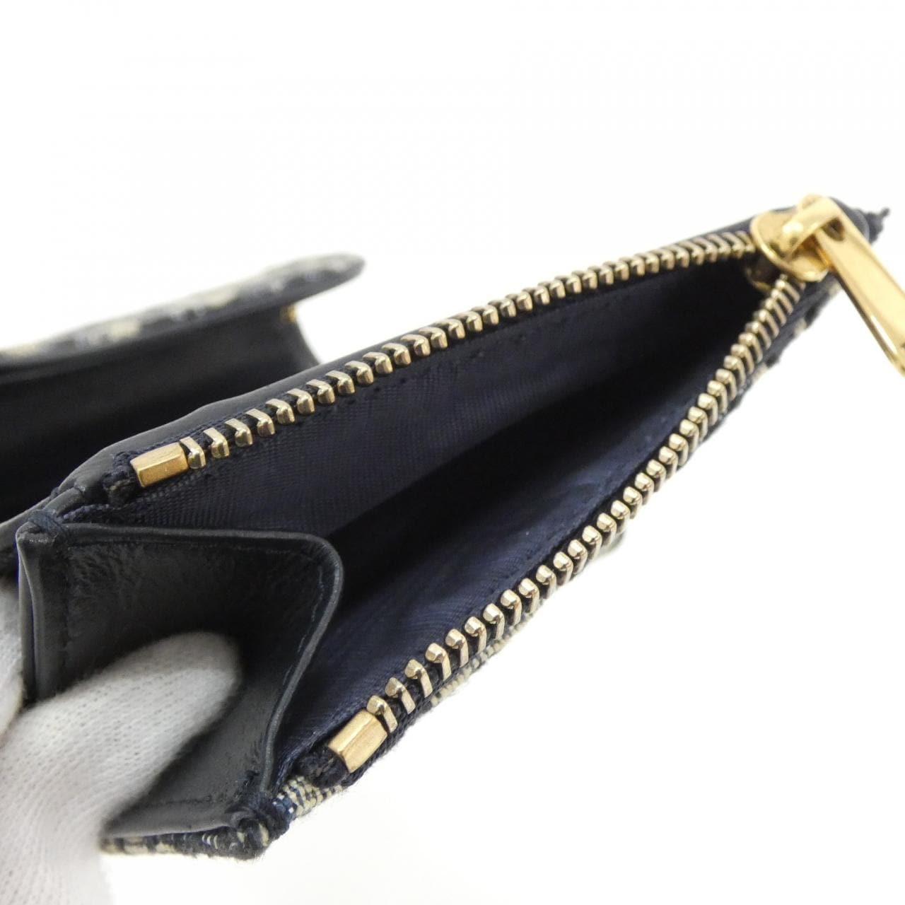 クリスチャンディオール DIOR OBLIQUE サドル ロータス ウォレット S5652CTZQ 財布