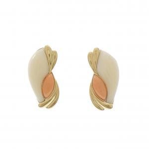 ミキモト サンゴ イヤリング