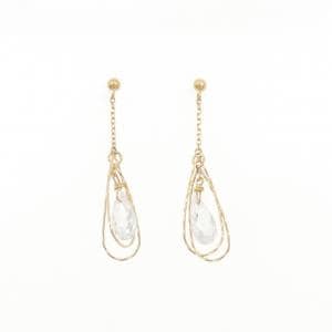 K18YG キュービック ピアス