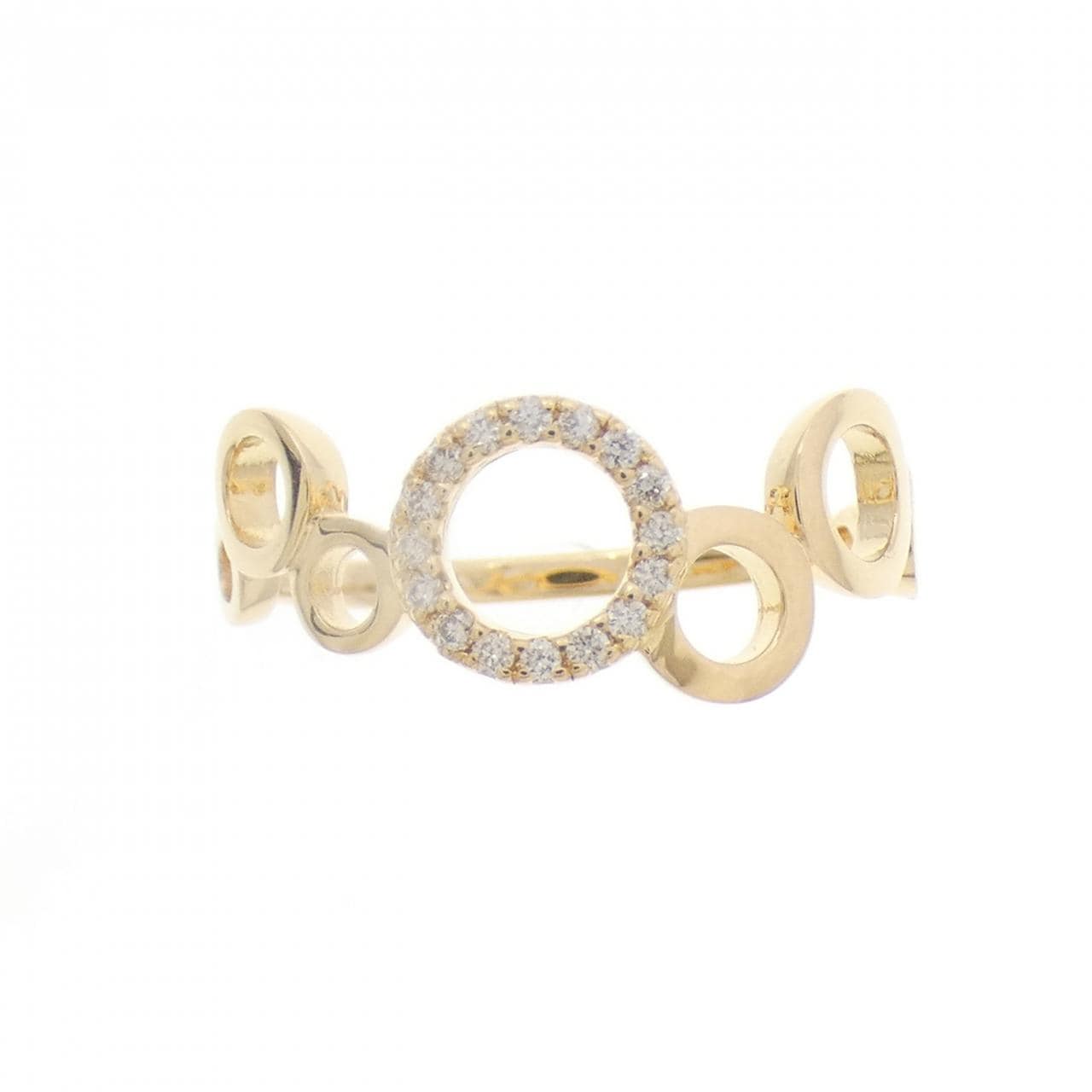 K18YG ダイヤモンド リング