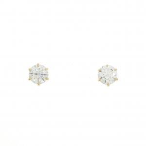 【リメイク】K18YG/ST ダイヤモンド ピアス 0.241CT 0.244CT G VVS2 EXT H&C