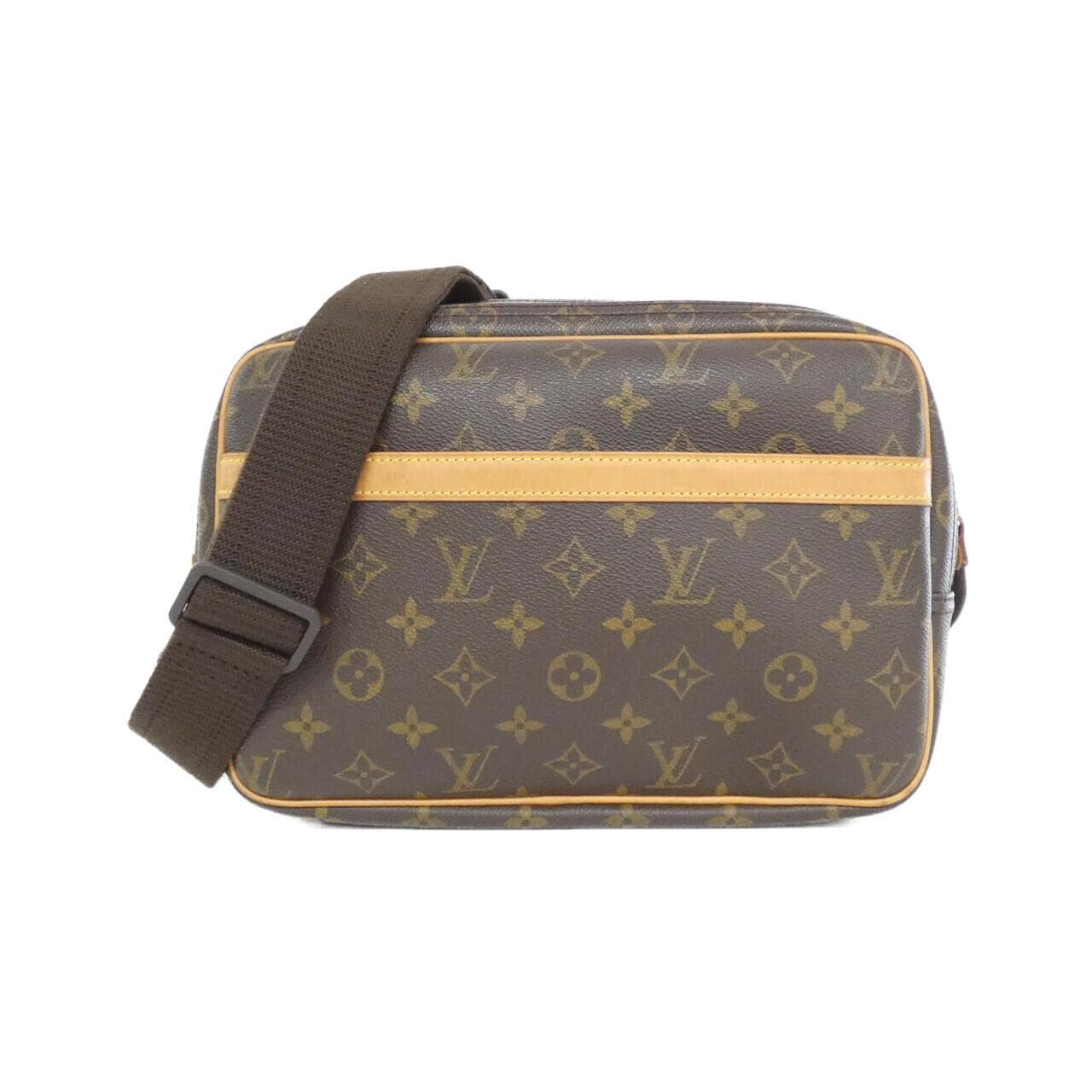 LOUIS VUITTON Monogram Reporter 28 公分 M45254 單肩包