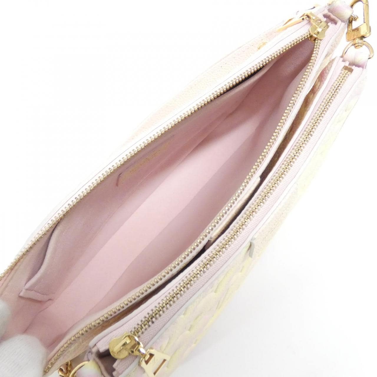 ルイヴィトン モノグラム アンプラント(サマースターダスト) ミュルティ ポシェット アクセソワール M46093 ショルダーバッグ