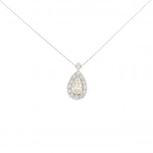 【新品】PT900/PT850 ダイヤモンド ネックレス 0.19CT