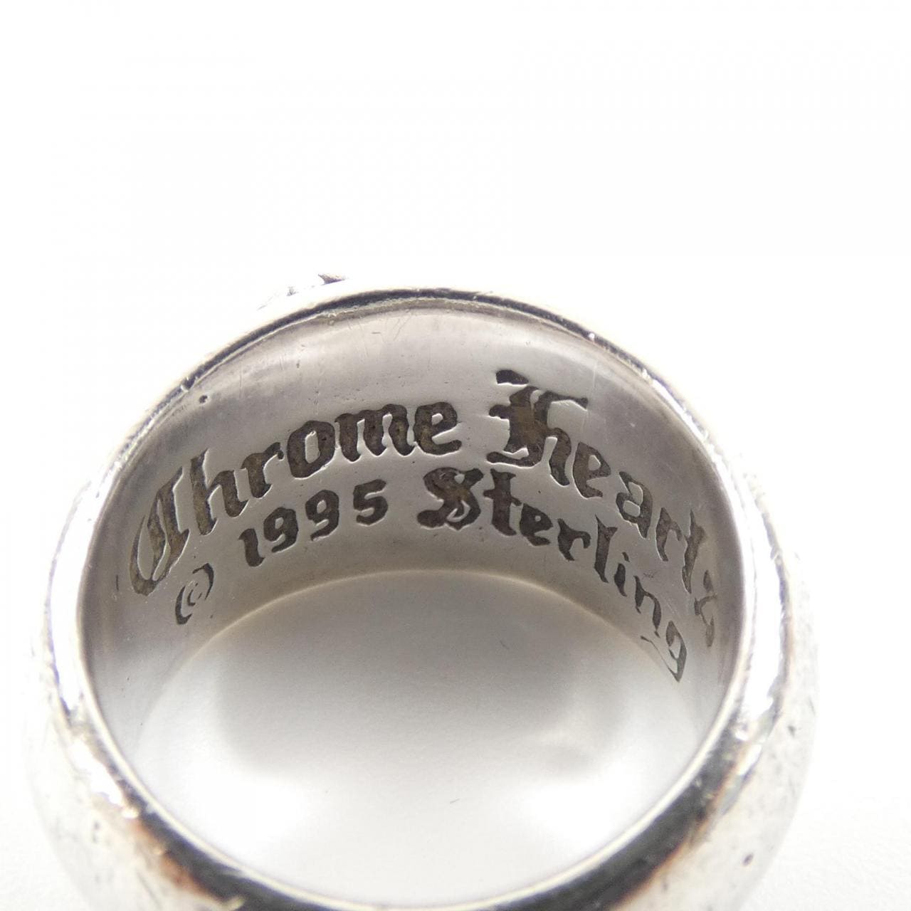 クロムハーツ CHROME HEARTS HEART IN BAND 2356 304 3000 RING