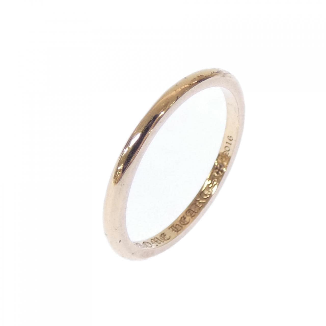 クロムハーツ CHROME HEARTS WDDNG BND RND BBLGM 207155015GLD RING