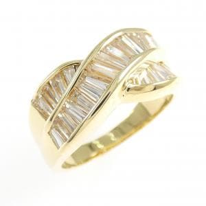 K18YG ダイヤモンド リング 1.53CT