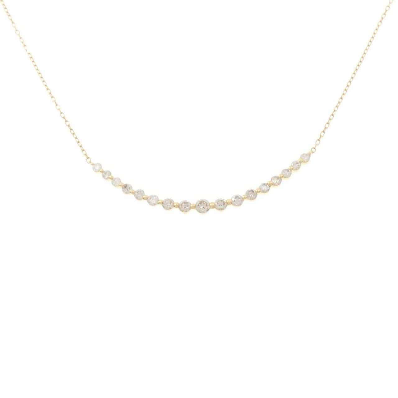 K18YG ダイヤモンド ネックレス 1.00CT