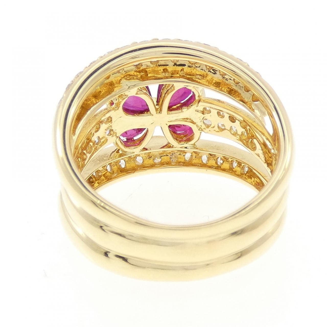 ポンテヴェキオ フラワー リング 1.59CT