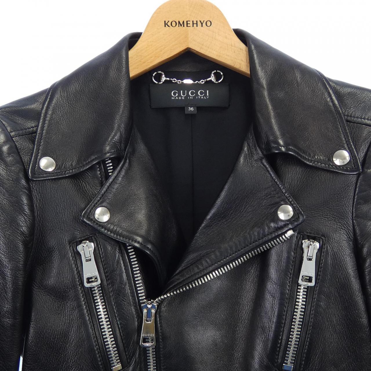 グッチ GUCCI 371225-XN541 ライダースジャケット