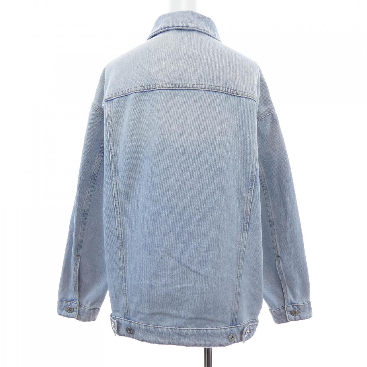 ミュウミュウ MIU MIU MIU MIU ロゴ GWB144 11D8 デニムジャケット