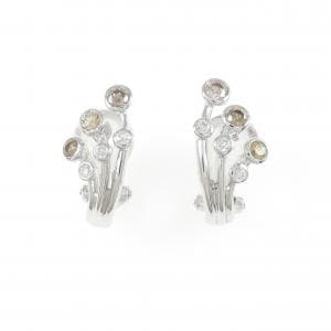 K18WG/K14WG ダイヤモンド ピアス