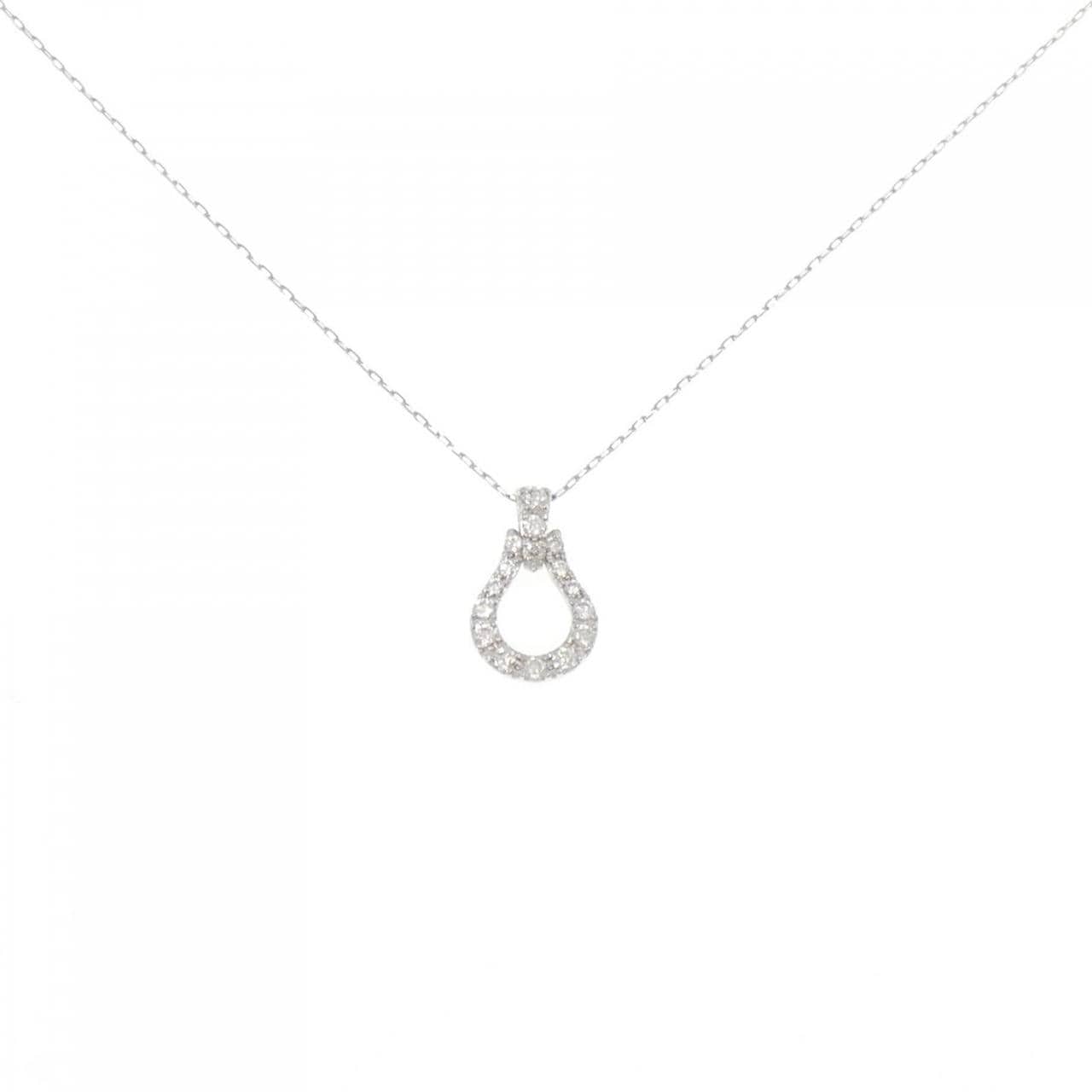 【新品】PT900/PT850 ダイヤモンド ネックレス 0.15CT