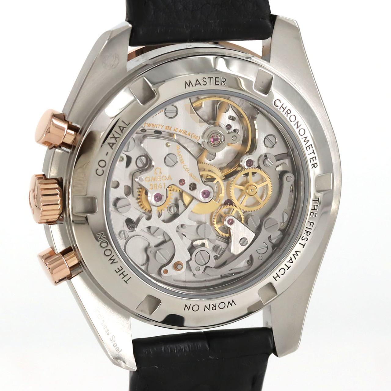 オメガ スピードマスタームーンウォッチプロフェッショナ？ル PGコンビ 310.23.42.50.99.001 SSxPG 手巻
