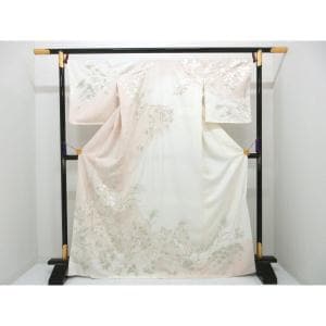 【新品】訪問着　刺繍加工