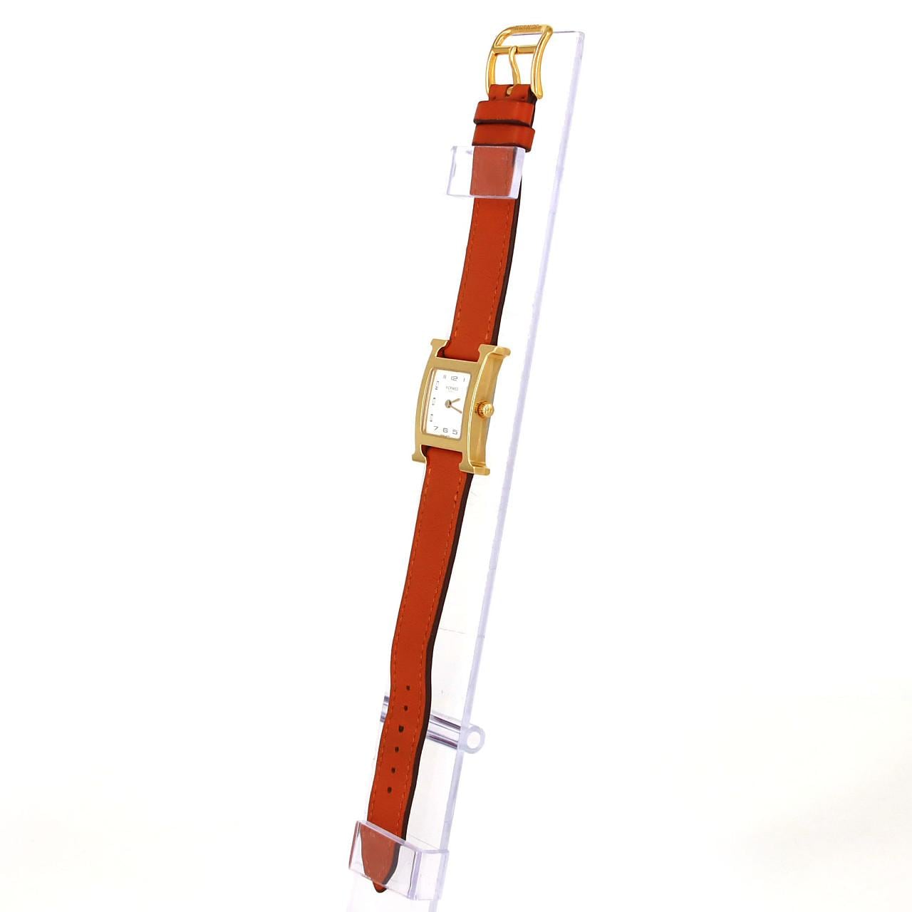 【ノーメンテナンス還元価格】エルメス Hウォッチ GP HH1.201 GP クォーツ