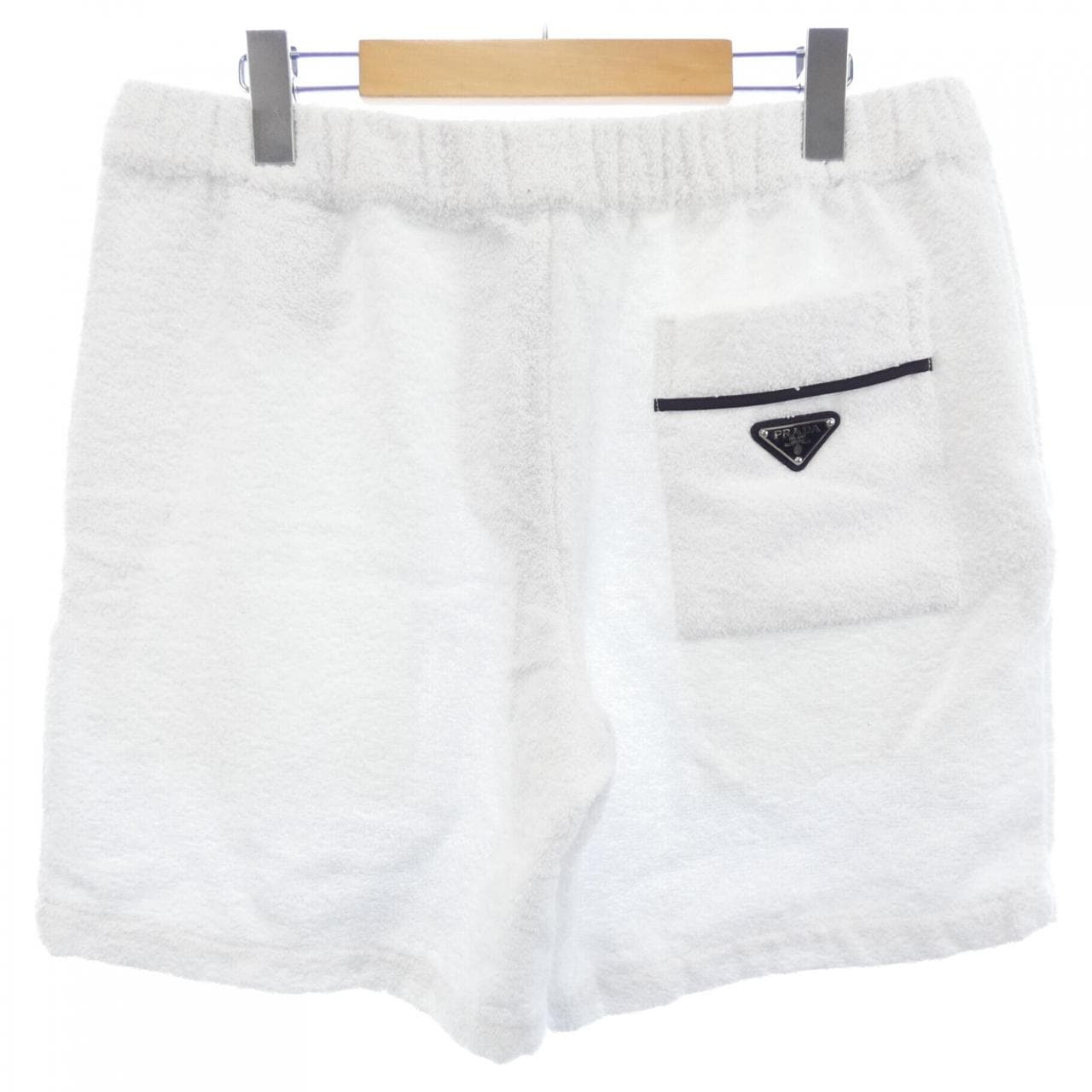 プラダ PRADA トライアングルロゴ コットンテリーショートパンツ SPH154 S212 1ZR3 ショートパンツ