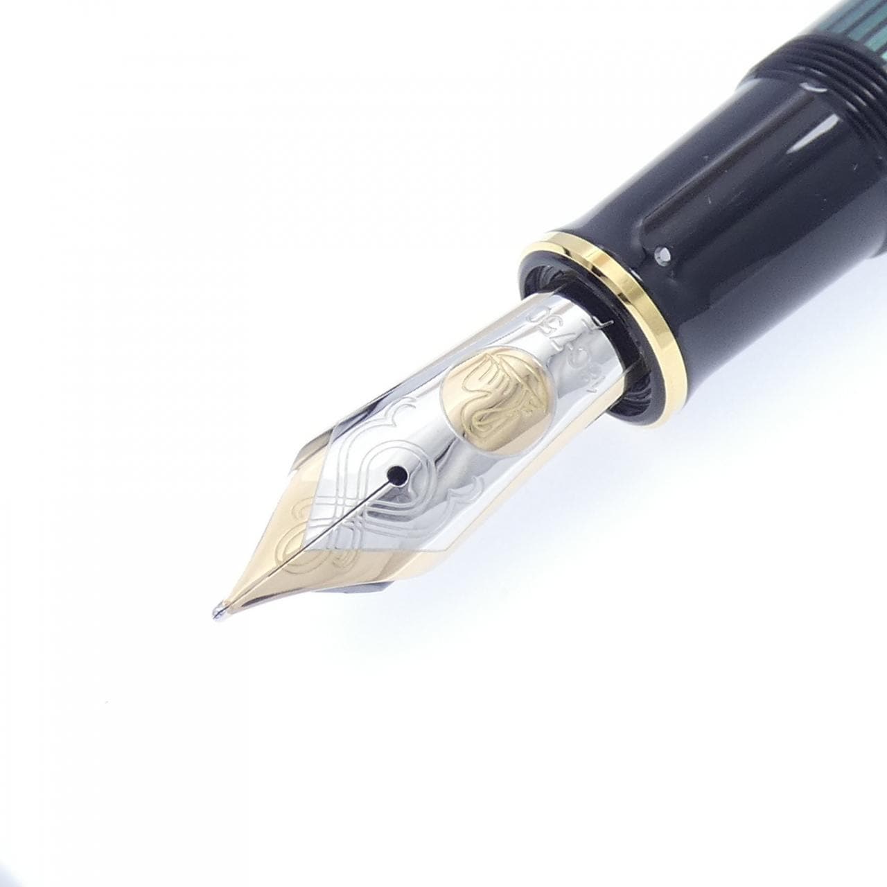 ペリカン スーベレーンM1000グリーンストライプ 万年筆