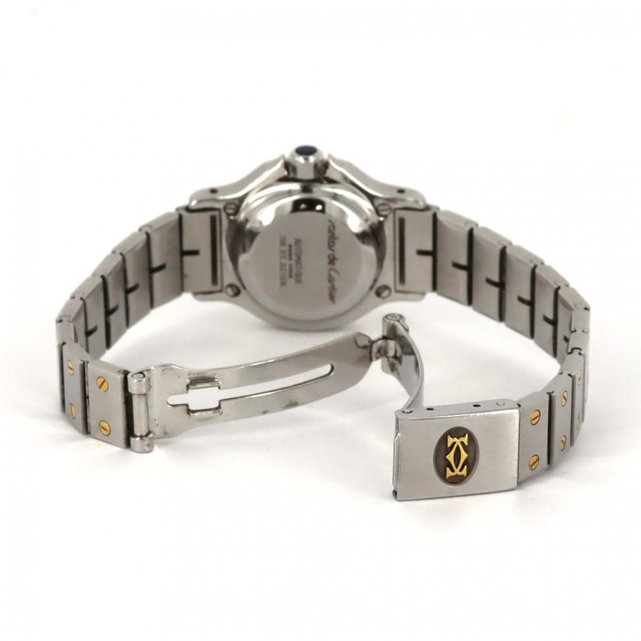 カルティエ サントスオクタゴンSM コンビ SSxYG 自動巻