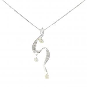K18WG ダイヤモンド ネックレス 0.46CT