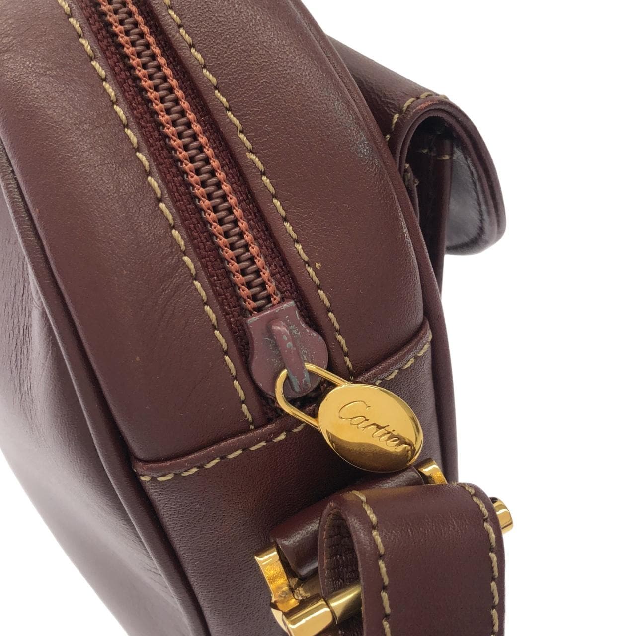 【ヴィンテージ】カルティエ MUST DE CARTIER L1000004 ショルダーバッグ