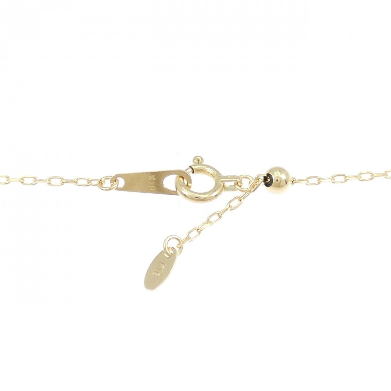 K18YG ダイヤモンド ネックレス 0.09CT