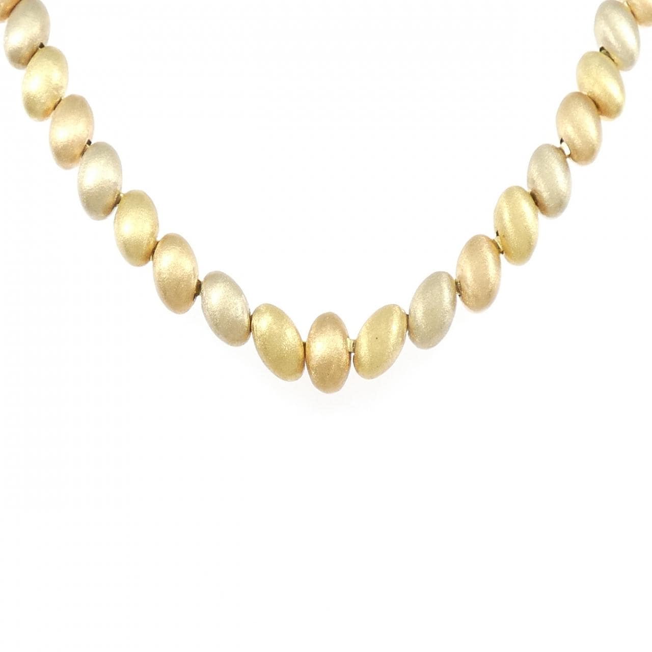 18Kスリーカラー ネックレス