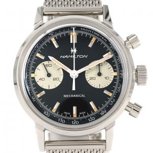 ハミルトン イントラマティッククロノグラフH H384290/H38429130 SS 手巻