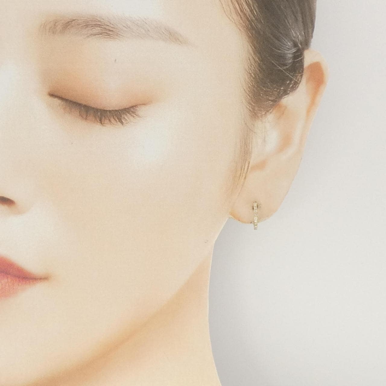 K18YG ダイヤモンド ピアス 0.20CT